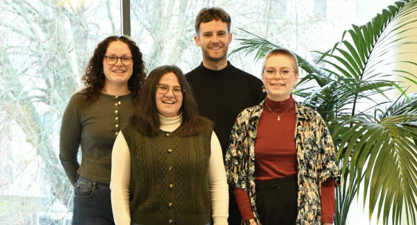 v.l.n.r. Analena Aberle, Chiara Otto, Tim Spengler & Lisa W&auml;chter