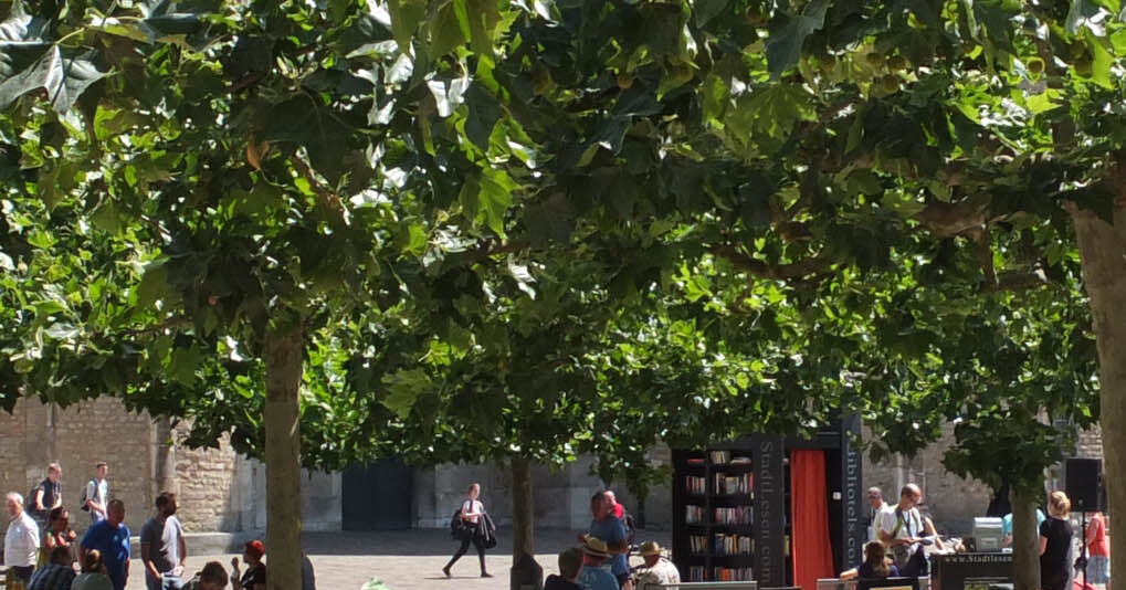 »Stadtlesen« in Gießen. Lesegenuss unter freiem Himmel anlässlich des ...