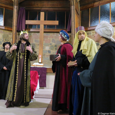 COMEDI VON DER FREUDENREICHEN GEBURT JESU CHRISTI. Weihnachtsinszenierung der Germanistik-Theatergruppe